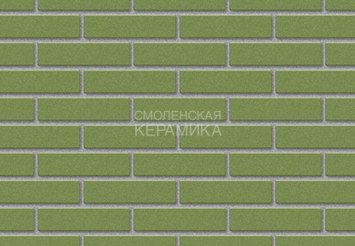 Кирпич облицовочный полнотелый BARRUM Зеленый, гладкий 1,4НФ 2